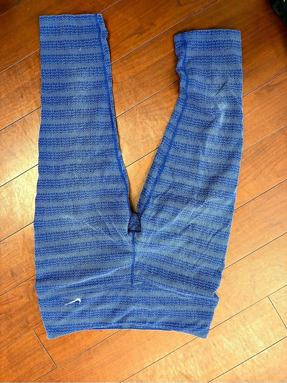 Nike Women's Blue Athletic Leggings Medium